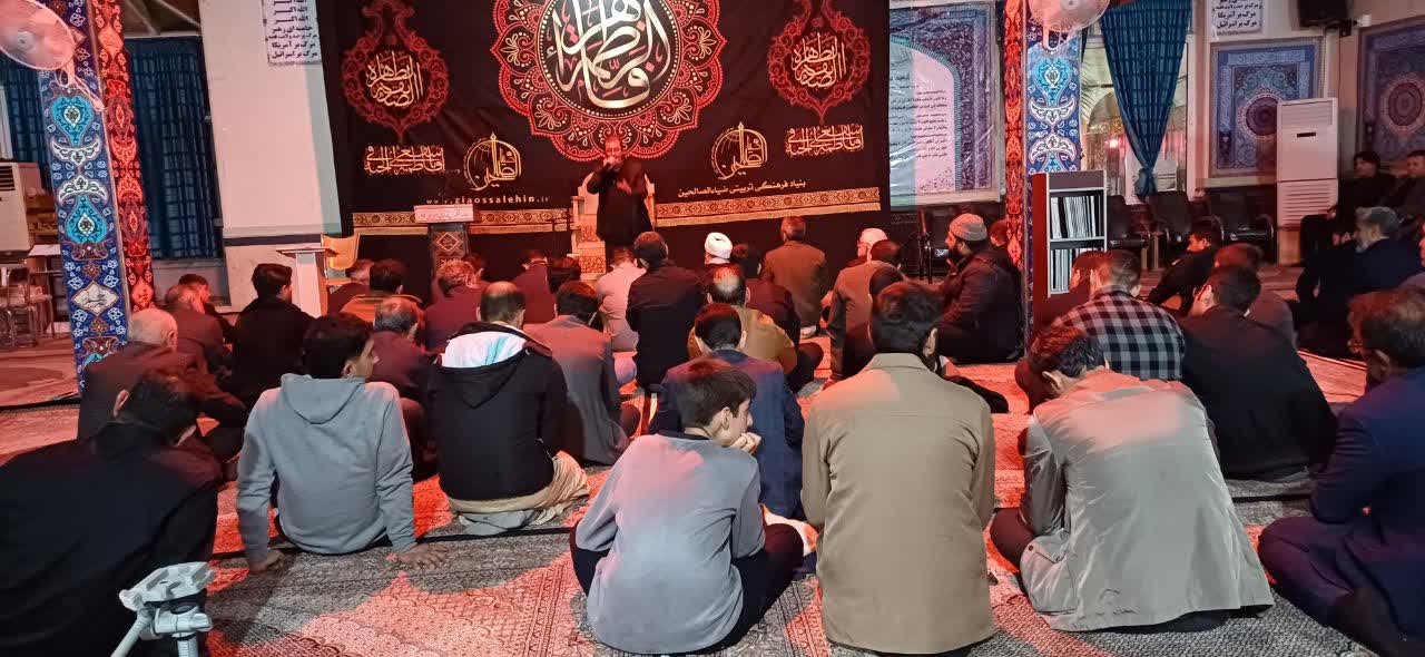 مراسم شب دوم عزاداری دهه دوم فاطمیه