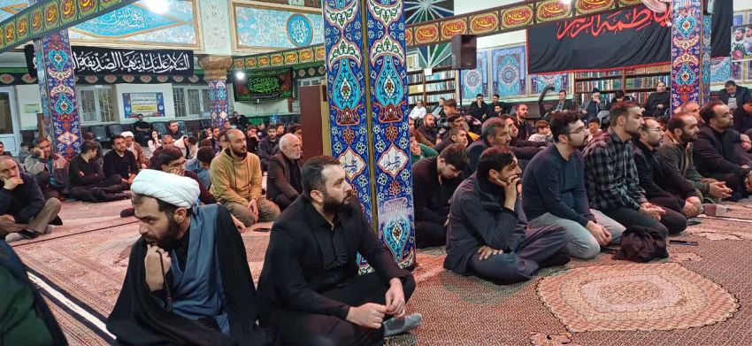 مراسم شب چهارم عزاداری دهه دوم فاطمیه | فاطمیه ۱۴۰۴