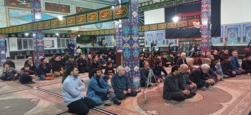 مراسم شب اول عزاداری دهه دوم ایام فاطمیه سلام الله علیها