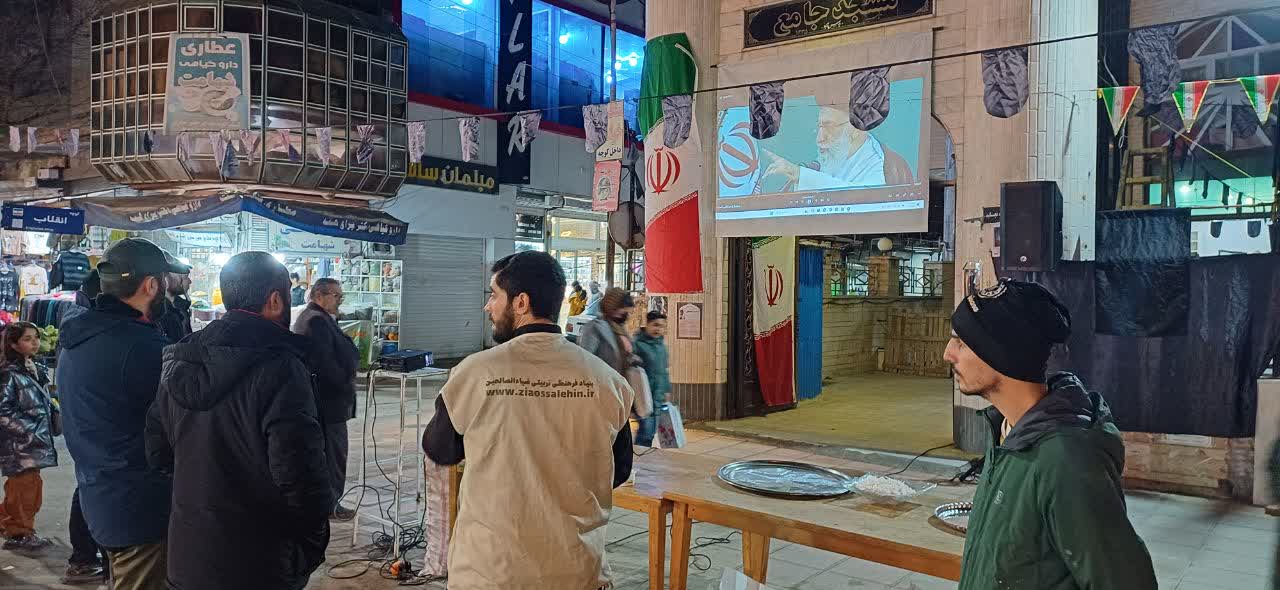 برگزاری ایستگاه صلواتی و جهاد تبیین در پارس آباد