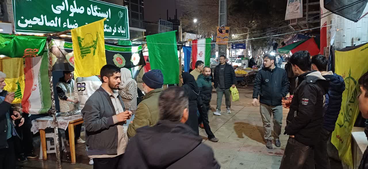برگزاری ایستگاه صلواتی و جهاد تبیین | ۲۹ اسفند ۱۴۰۴
