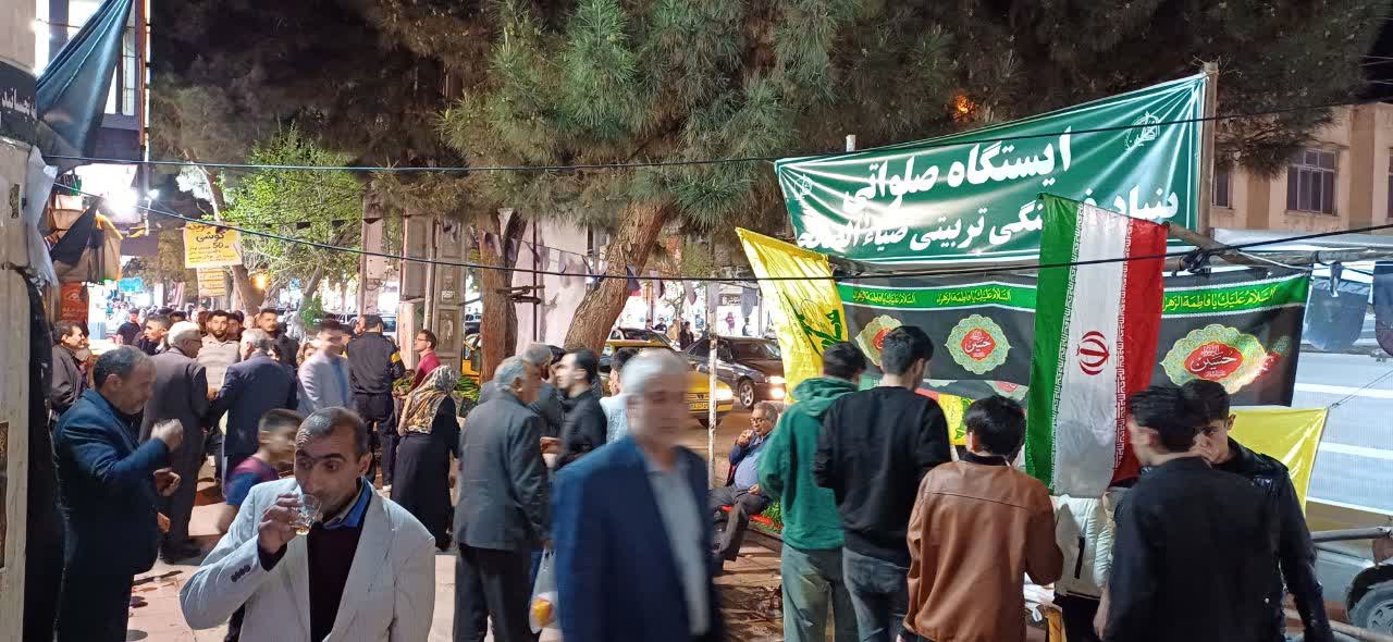 برپایی ایستگاه صلواتی و جهاد تبیین | ۱۲ فروردین ۱۴۰۵