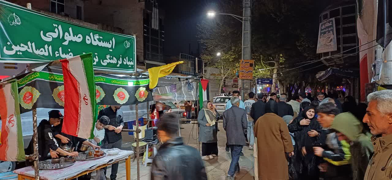 برپایی ایستگاه صلواتی و جهاد تبیین | ۱۳ فروردین ۱۴۰۵