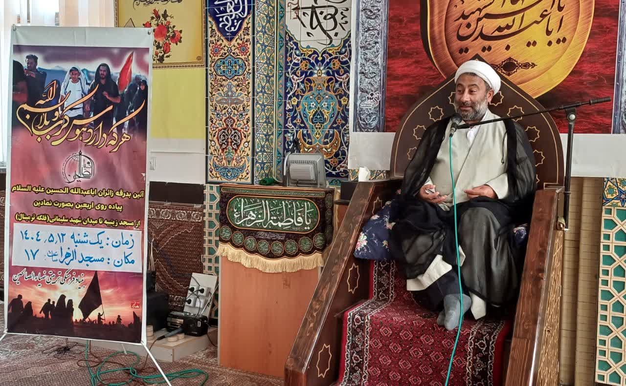حرکت کاروان اربعین از پارس آباد؛ حجت الاسلام مدد احمدی