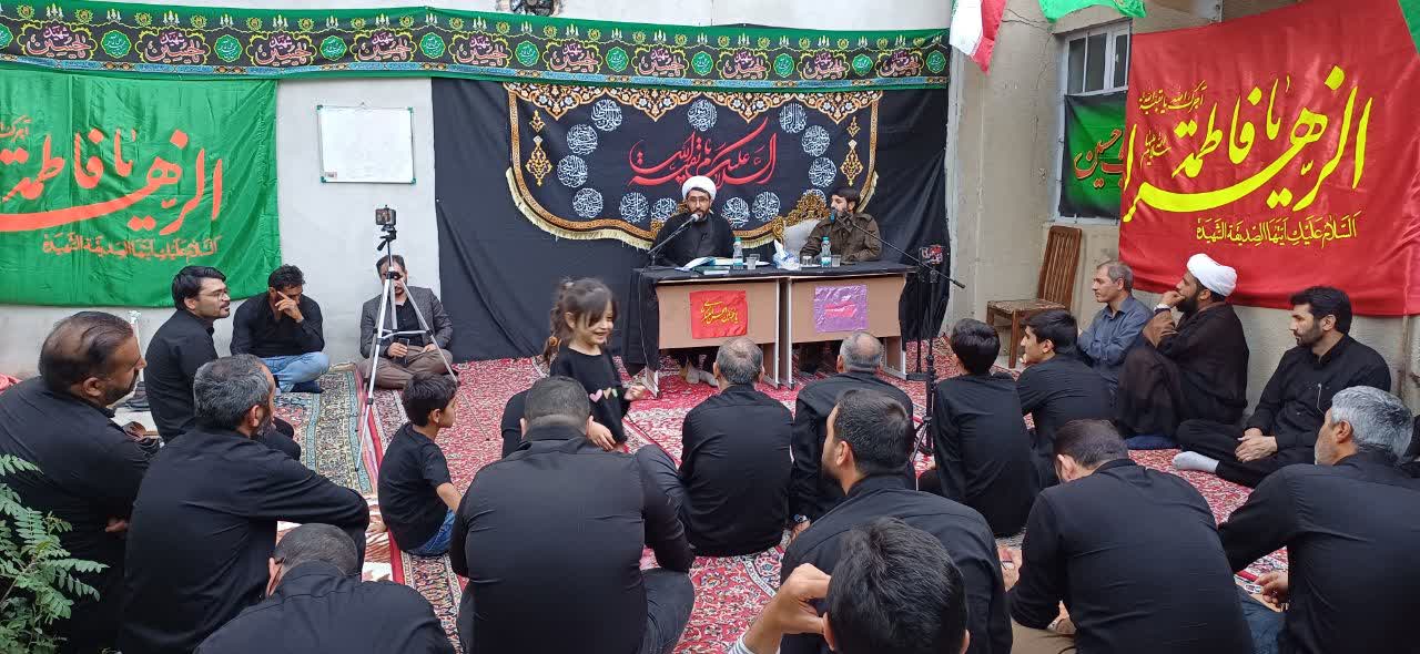 شبی در سوگ رقیه؛ سومین جلسه عزاداری دهه اول محرم