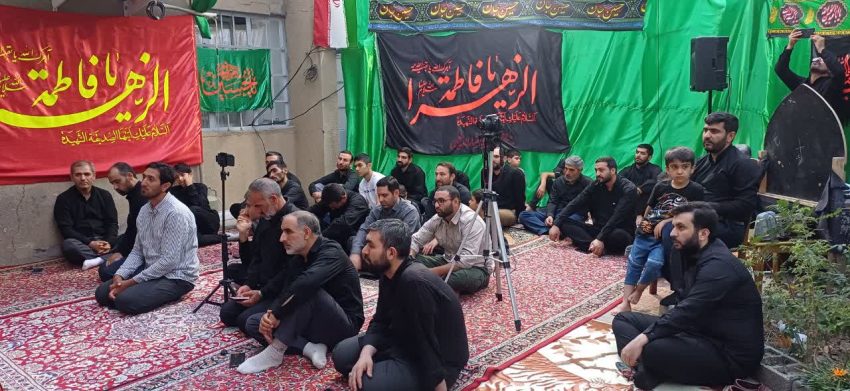 مراسم باشکوه عزاداری روز ششم محرم به یاد حضرت قاسم علیه السلام