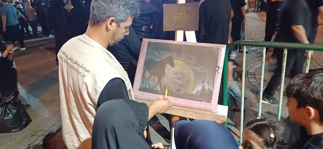 برپایی ایستگاه صلواتی و غرفه‌های خدماتی ضیاءالصالحین