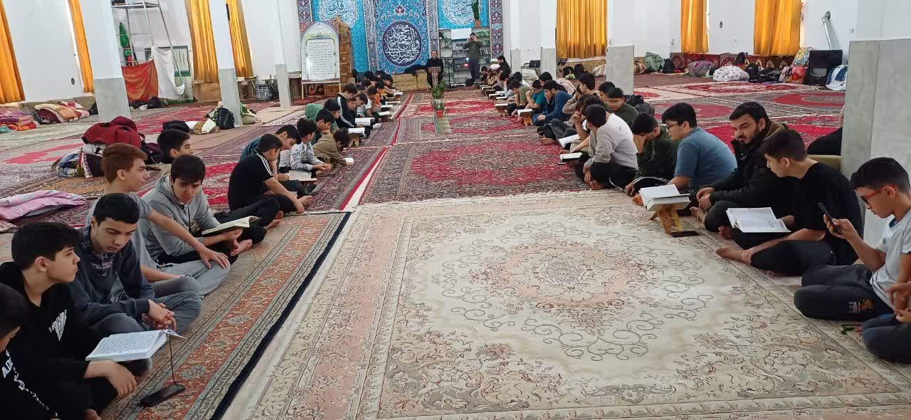 مراسم اعتکاف دانش آموزی - اعتکاف رجبیه ۱۴۰۳
