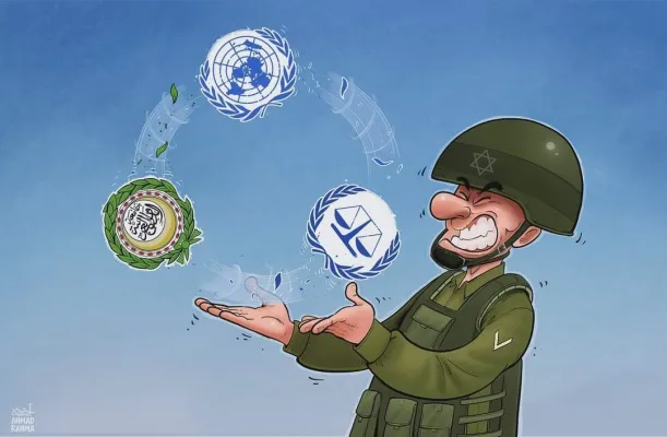 کاریکاتور | نهاد و سازمان‌های حقوق‌بشری - احمد رحمت