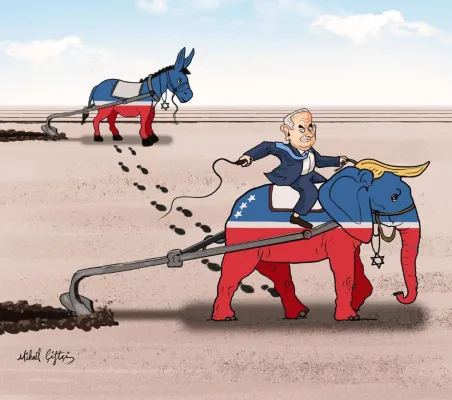 نتانیاهو، کامالا هریس را رها کرده و سوار دونالد ترامپ شد - میکائیل چیفتچی ترکیه‌ای