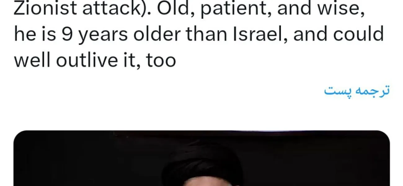 آلون میزراهی: امام خامنه‌ای ۹ سال از اسرائیل بزرگ‌تر است و می‌تواند از آن هم بیشتر عمر کند